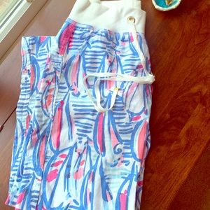 🌸 Lilly Pulitzer Red Right Return Beach Pants XS